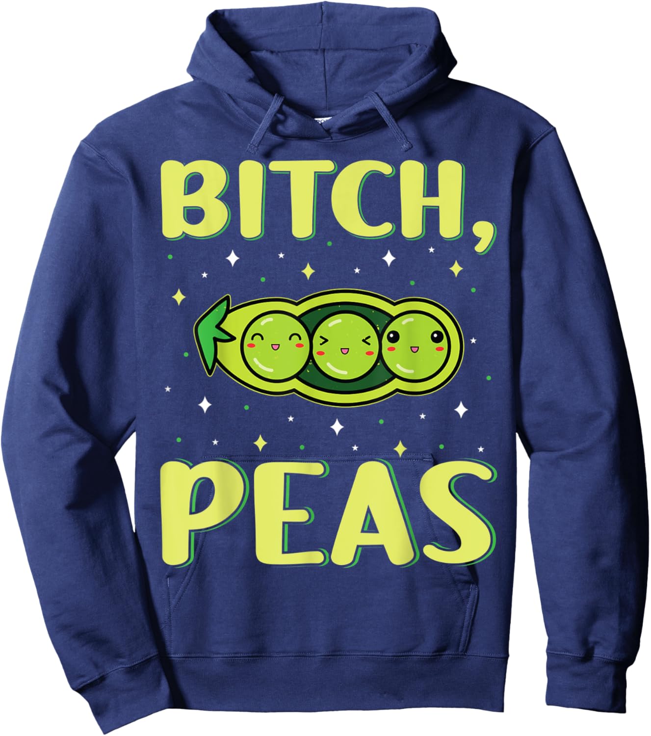 Gangster Chef Culinary Badass Mamas Cooking Bitch Peas Hoodie - Hoodie | Navy