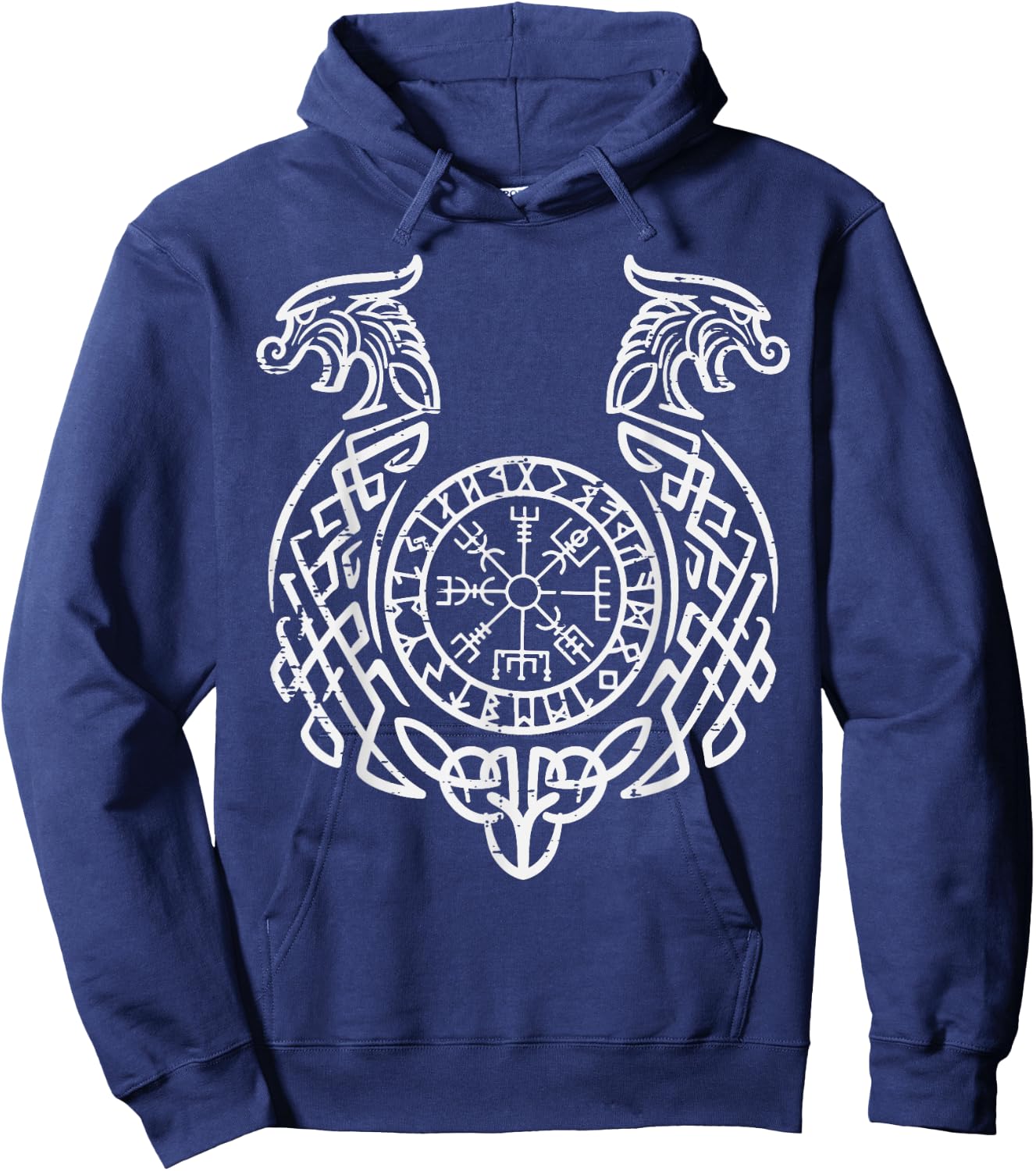 Viking Compass Helm Of Awe Norse Mythology Men Women Kids Hoodie - Hoodie | Navy