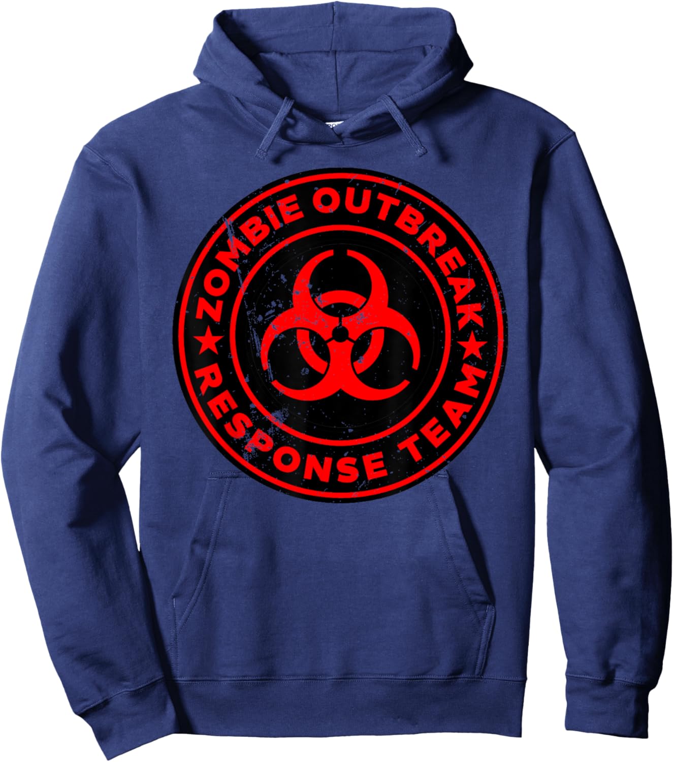 Zombie Outbreak Response Team funny Zombie Apocalypse Hoodie - Hoodie | Navy