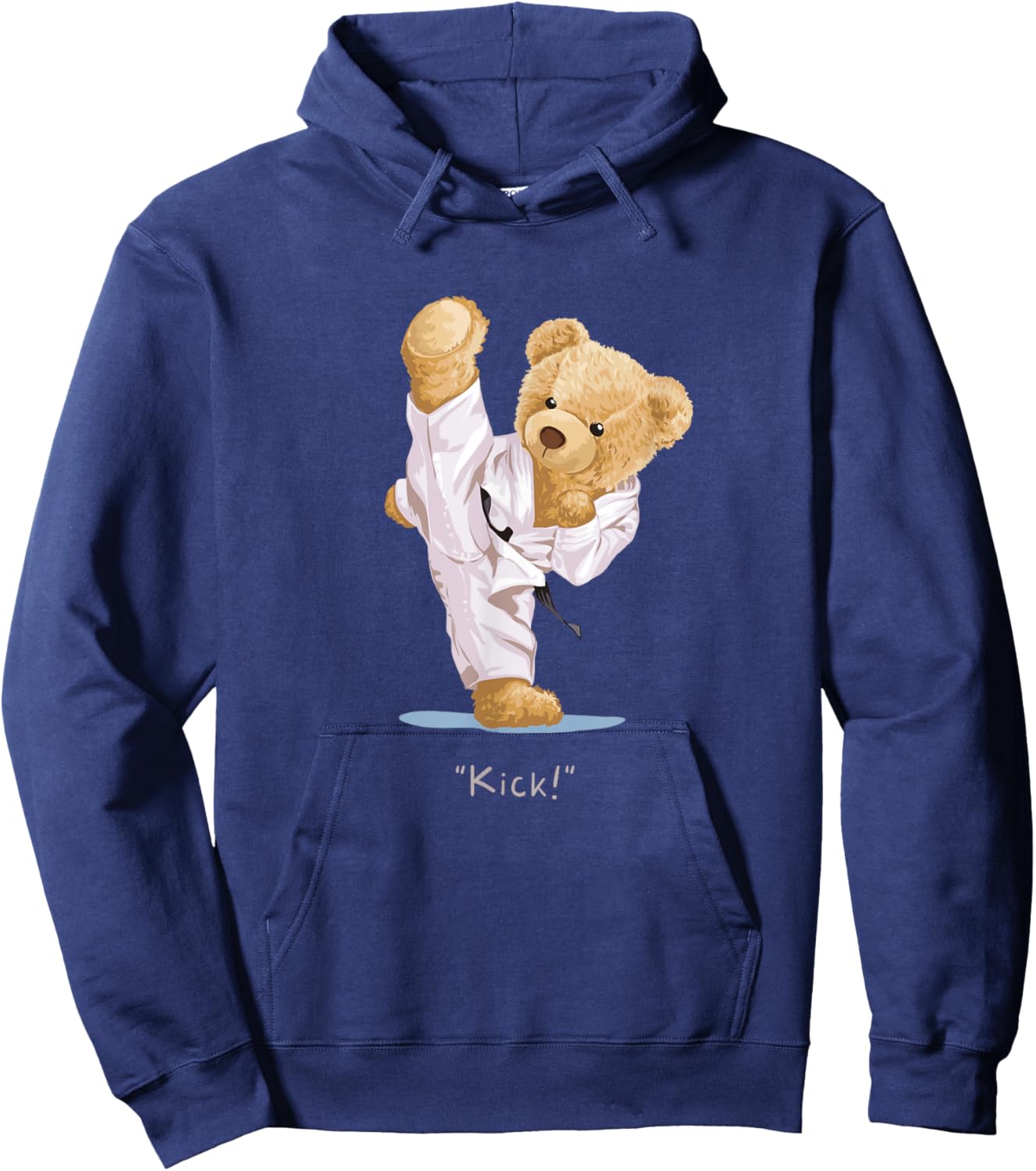 Karate Children's Teddy Bear Taekwondo Boys Men Hoodie - Hoodie | Navy