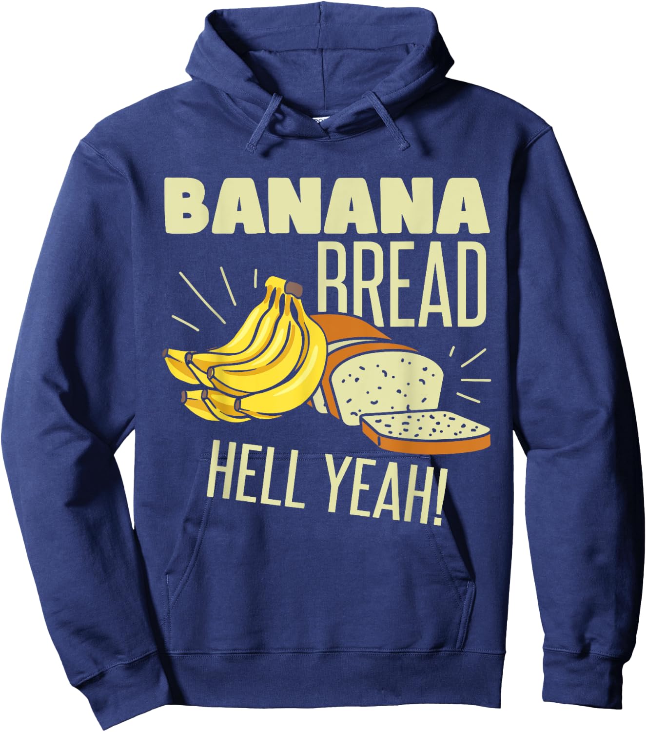Brunch Banana Bread Funny Hoodie - Hoodie | Navy