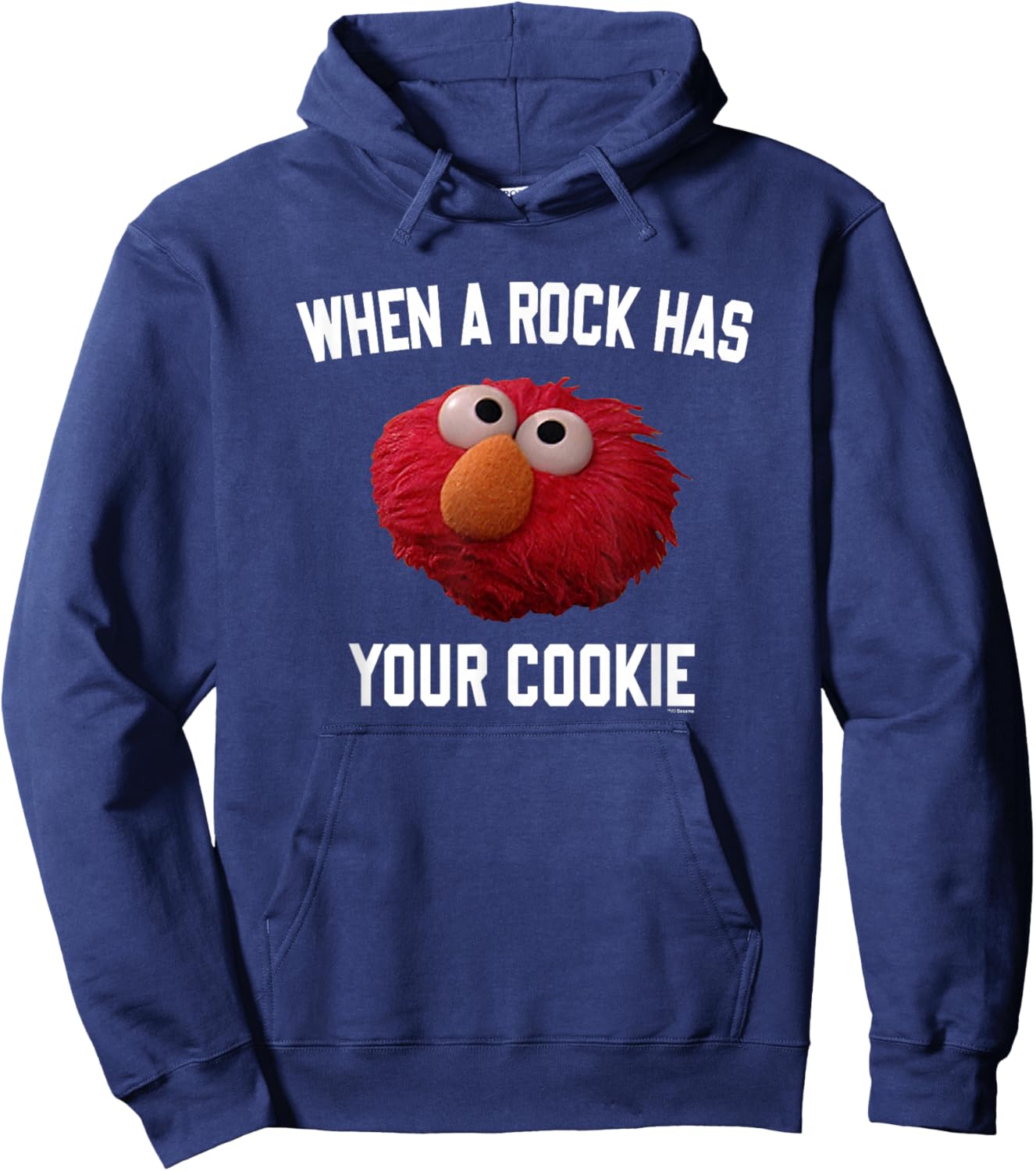 Sesame Street Elmo Rock Has Your Cookie Hoodie - Hoodie | Navy