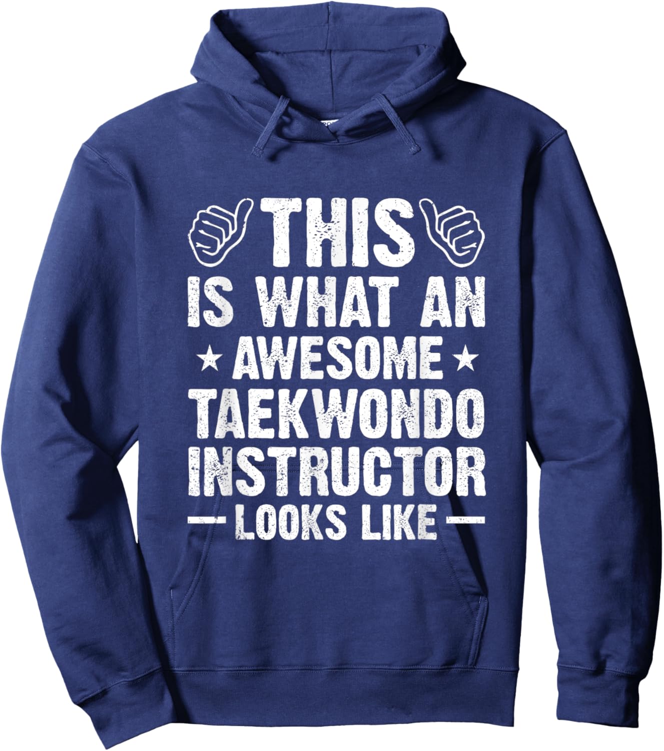 This Is What An Awesome Taekwondo Instructor Looks Like Hoodie - Hoodie | Navy