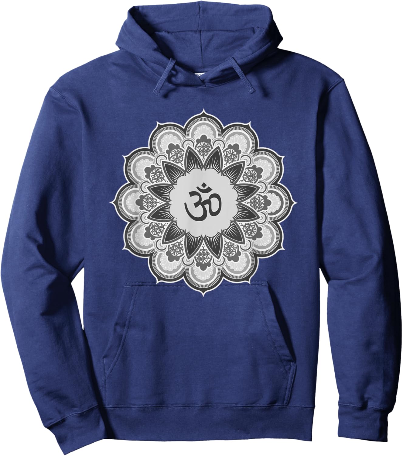 Om Ohm Aum Symbol Spiritual Yoga Yoga Hoodie - Hoodie | Navy
