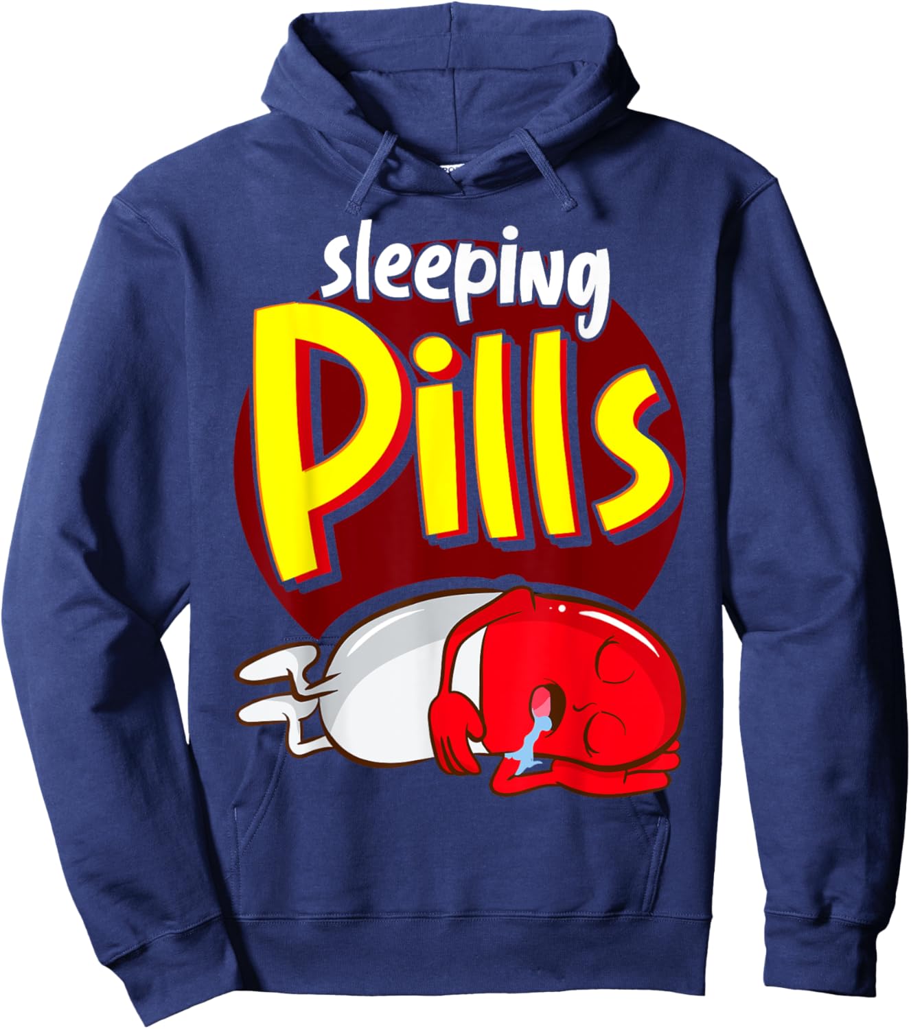 Sleeping Pills Pharmacy Technician Student Funny Pharmacist Hoodie - Hoodie | Navy