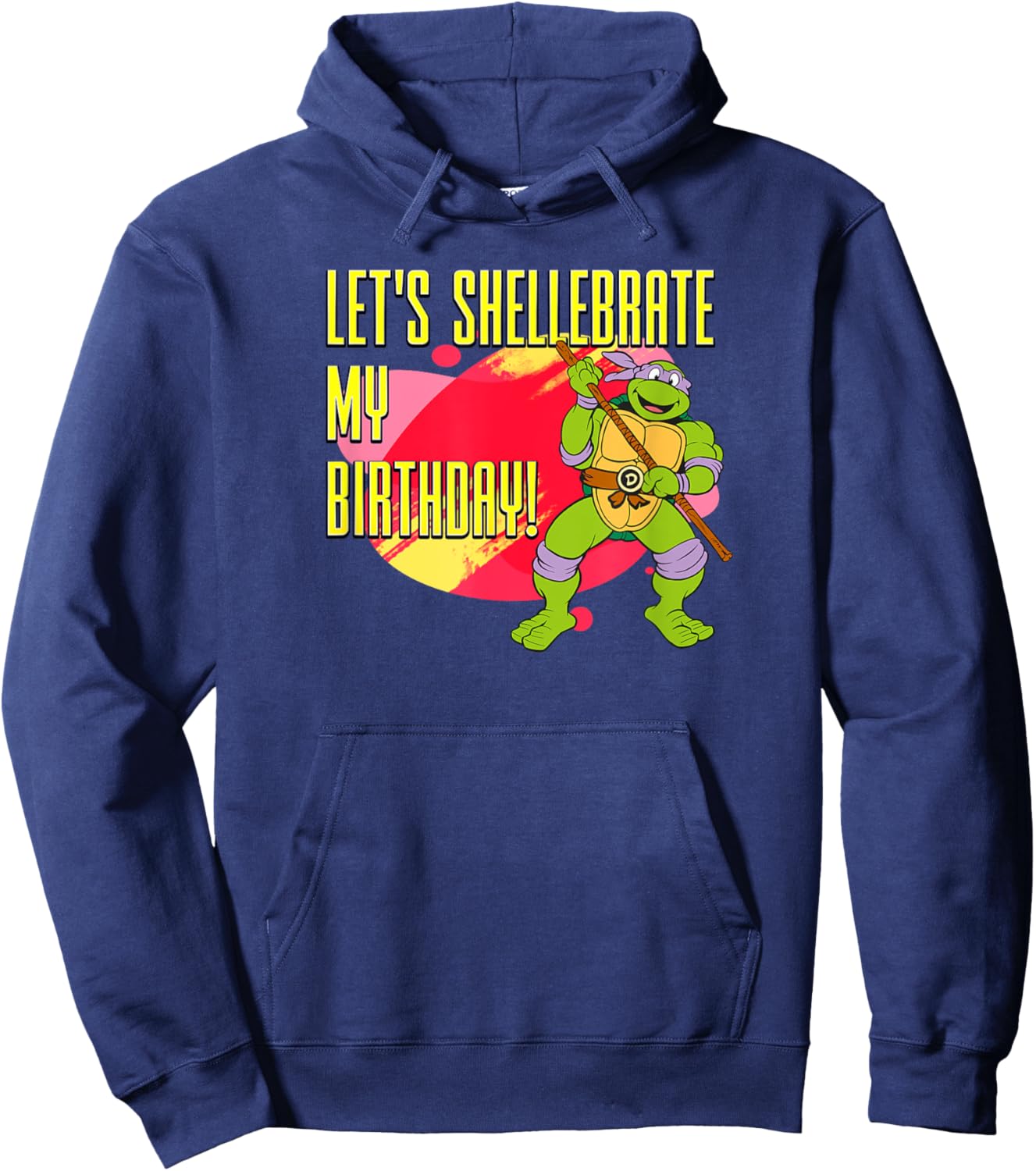 Donatello - Let's Shellebrate my Birthday! Hoodie - Hoodie | Navy