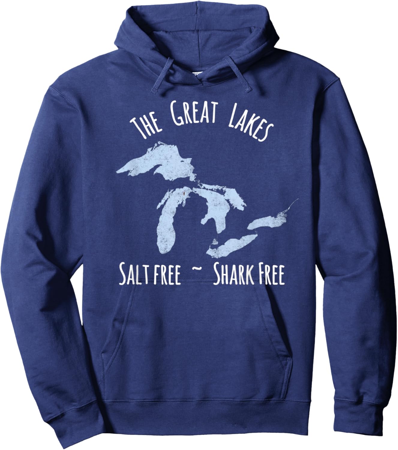 Salt Free Shark free Hoodie - Hoodie | Navy
