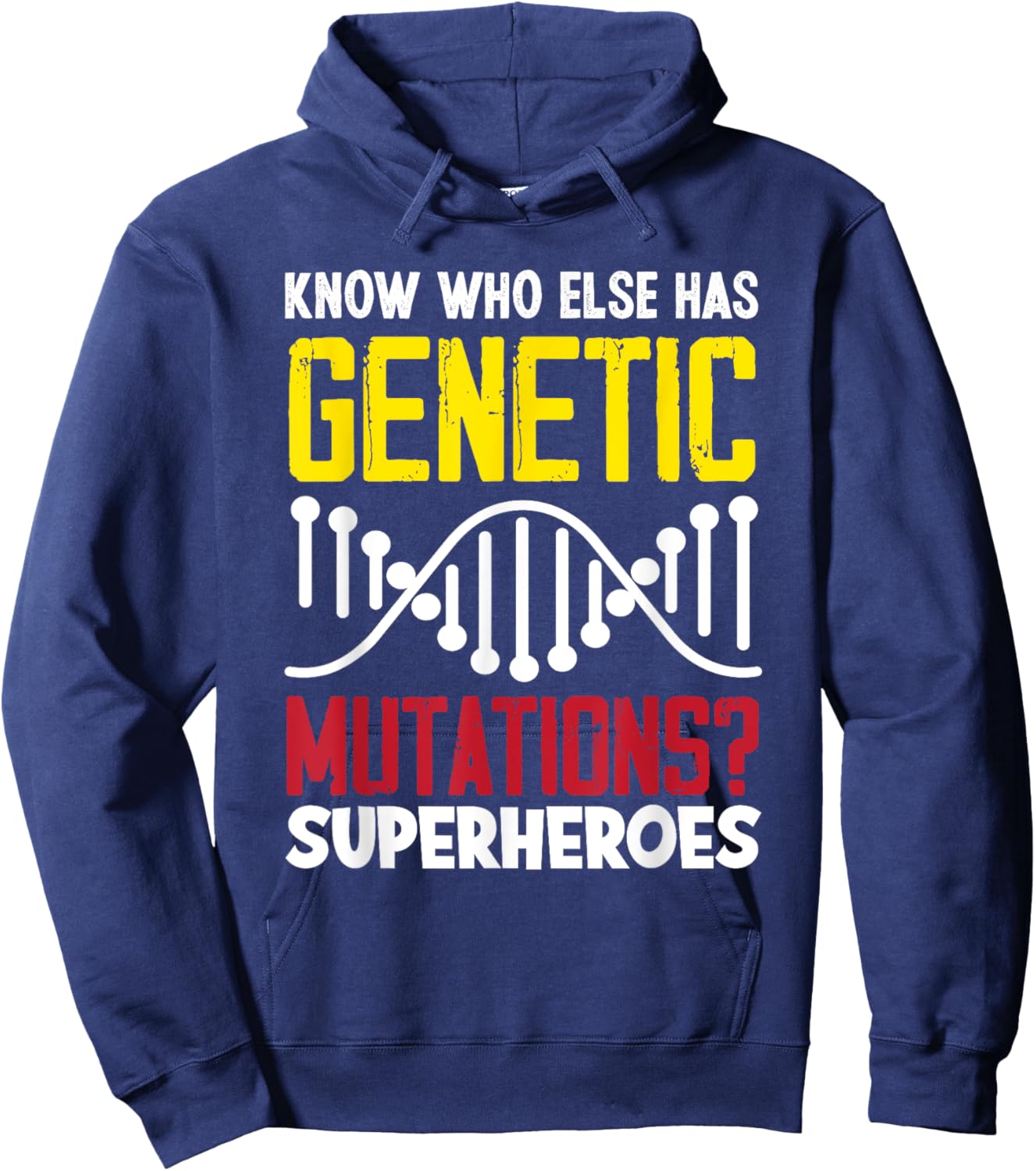 Genetic Disorder Awareness Genetic Mutations Hoodie - Hoodie | Navy