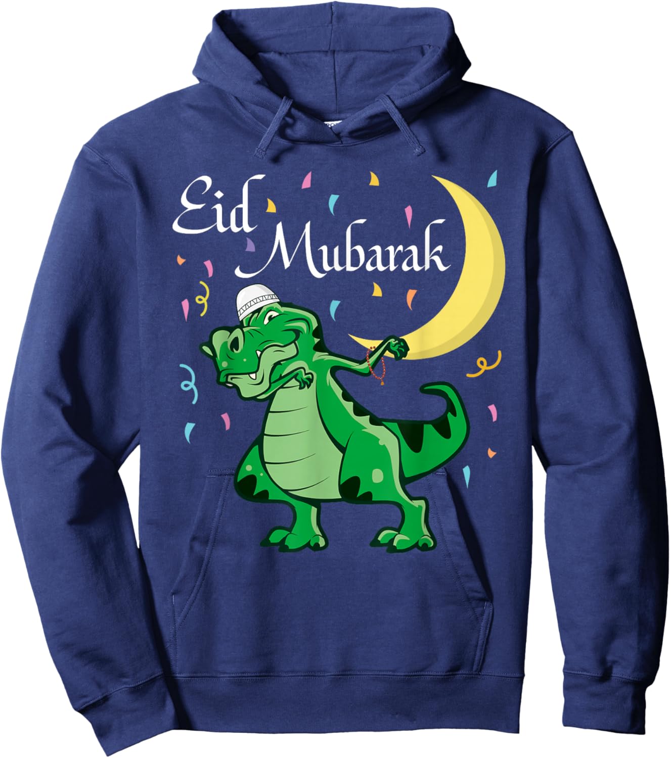 Eid Mubarak Muslim Clothing Kids Eid Al Fitr Boys Hoodie - Hoodie | Navy
