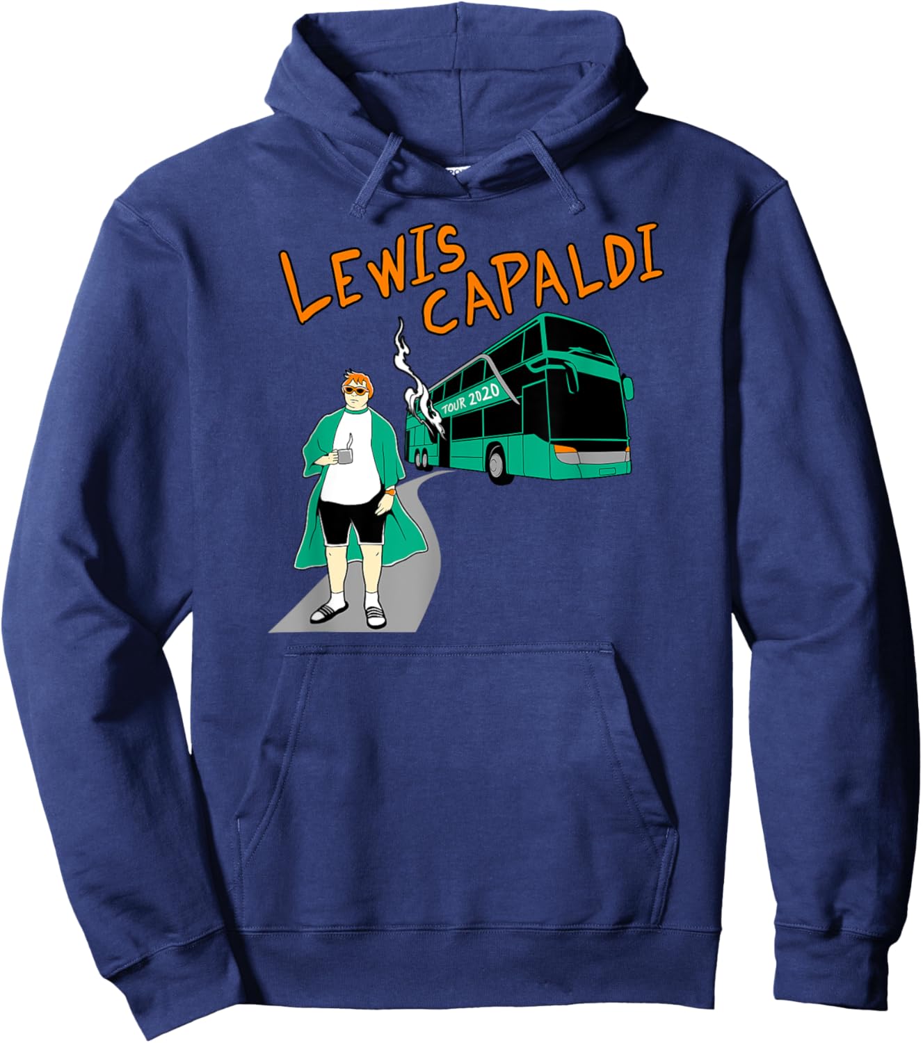 Lewis Capaldi – Tour Bus Hoodie - Hoodie | Navy