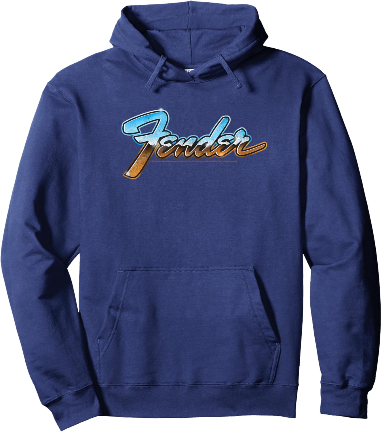 Fender Chrome Logo Hoodie - Hoodie | Navy
