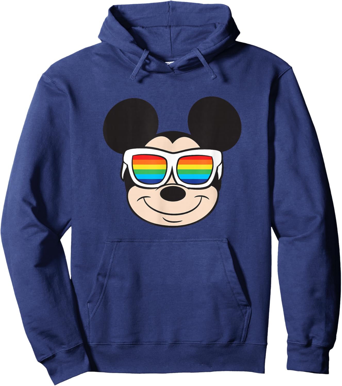 Disney Mickey Mouse Rainbow Sunglasses Small Hoodie - Hoodie | Navy