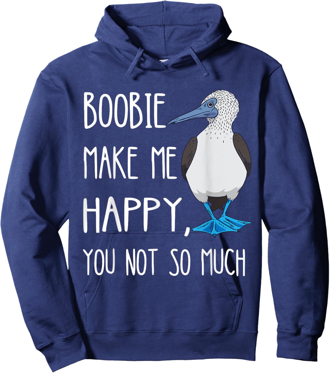 Blue Footed Boobies Funny Sea Bird Lover Bluefoot Bird Hoodie - Hoodie | Navy