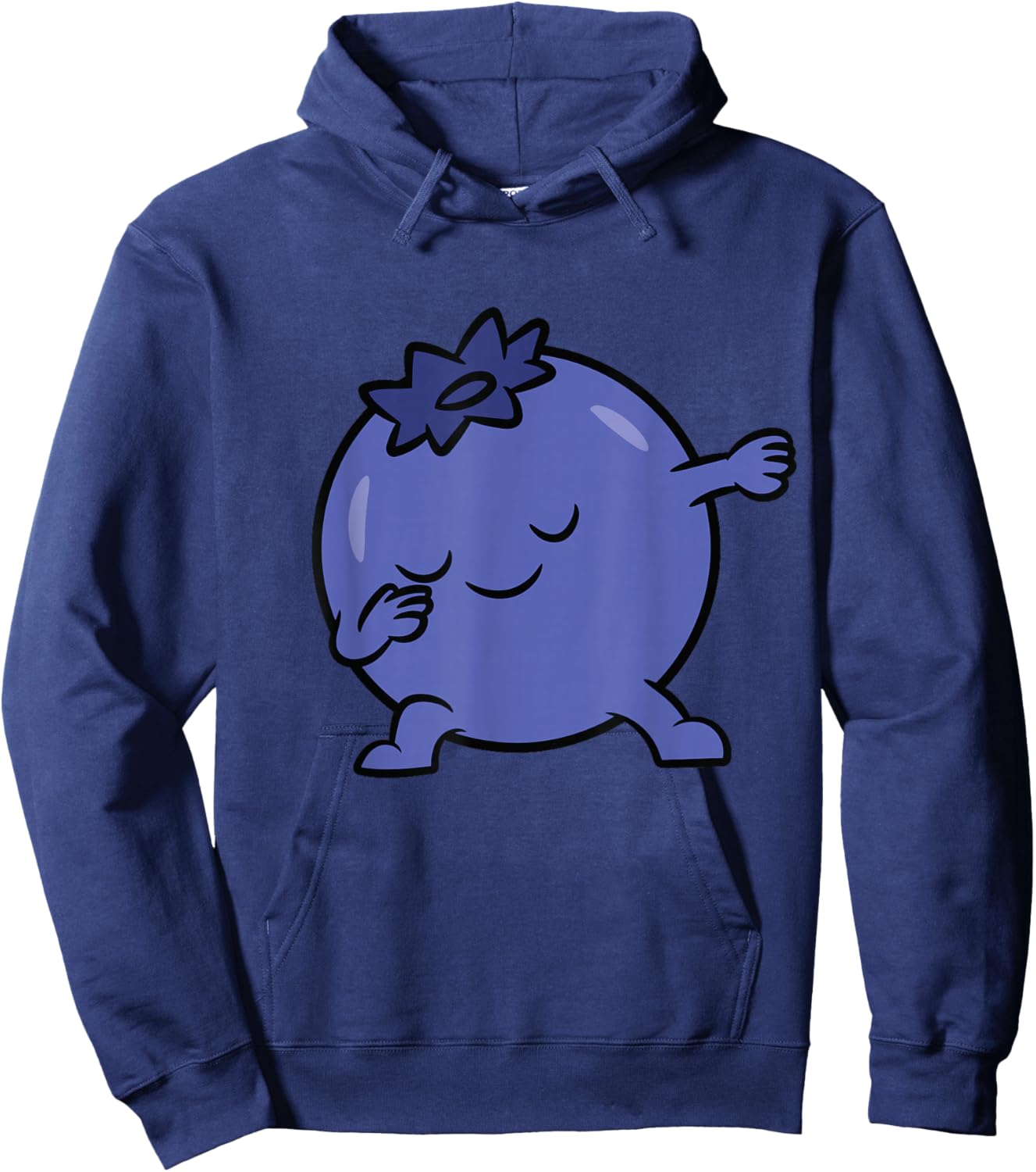 Blueberry Dabbing Blueberry Fruit Love Blueberries Hoodie - Hoodie | Navy