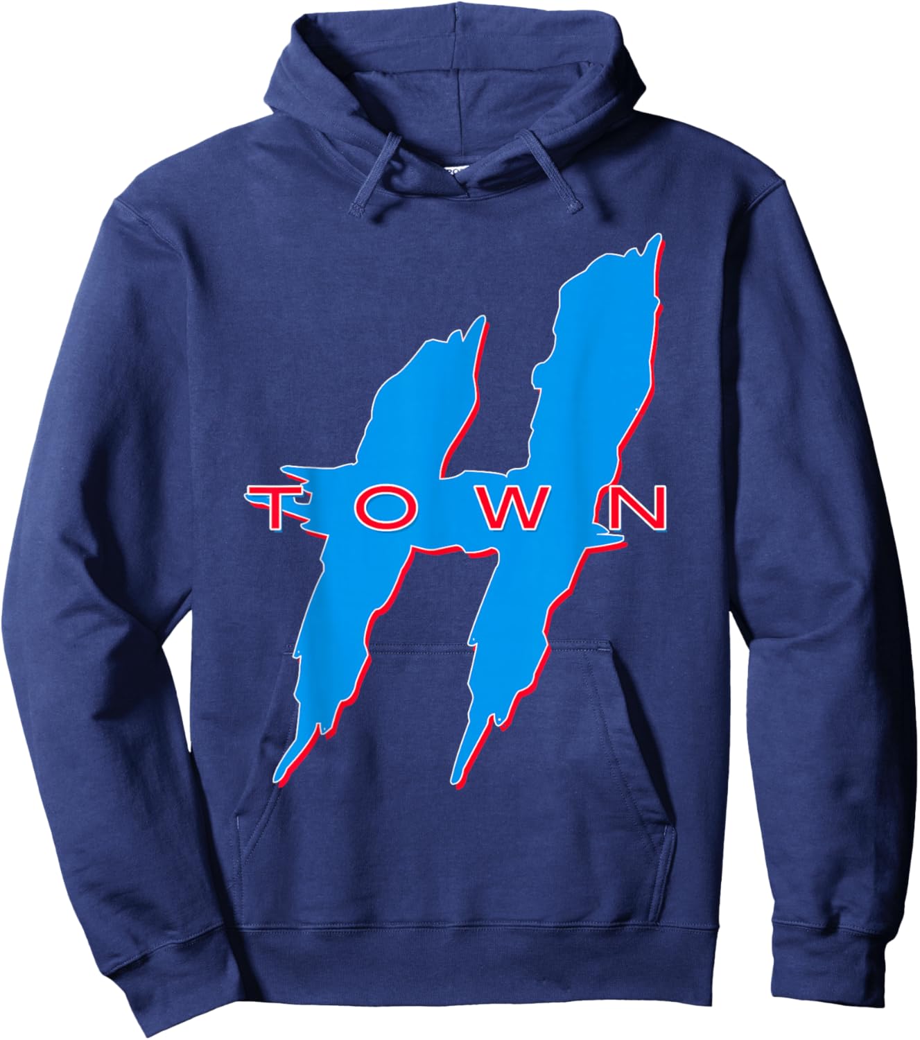 Houston Shirt, H-Town, Hustle Town, The H, Houston Texas 713 Hoodie - Hoodie | Navy
