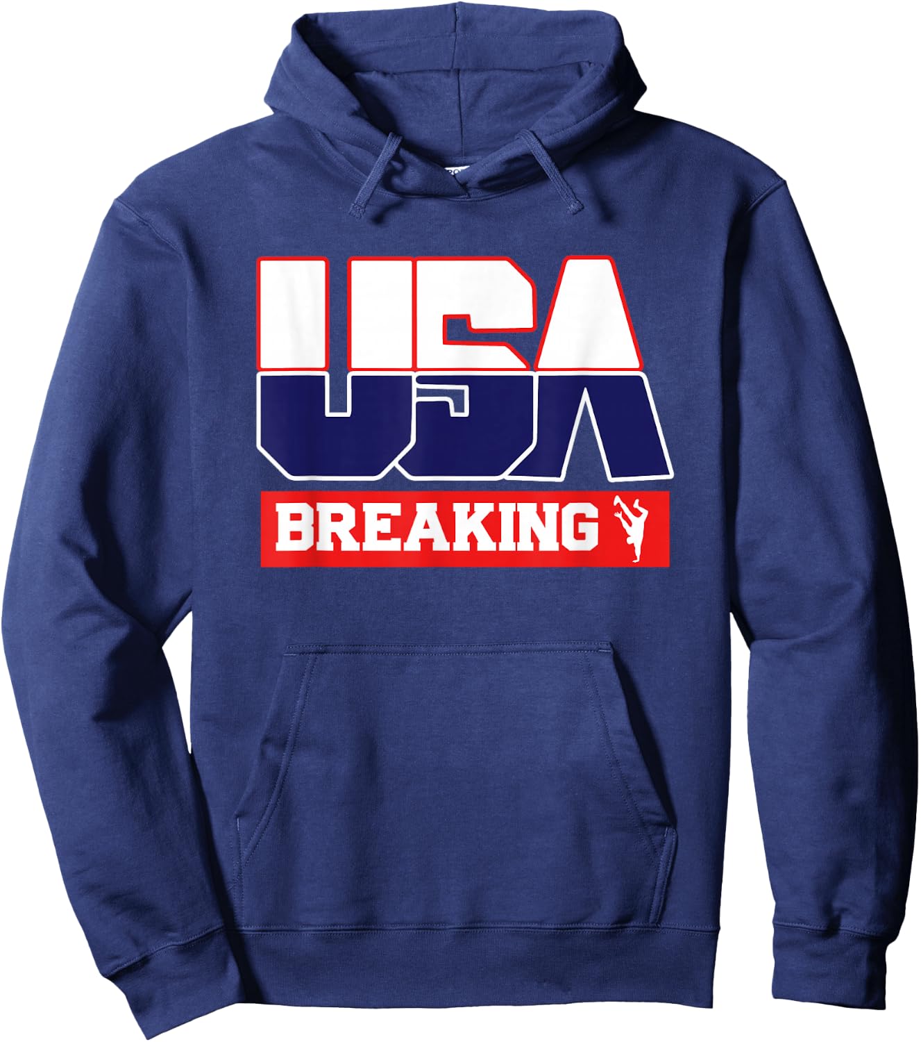 USA Team Break Dancing - men & women American sports Hoodie - Hoodie | Navy