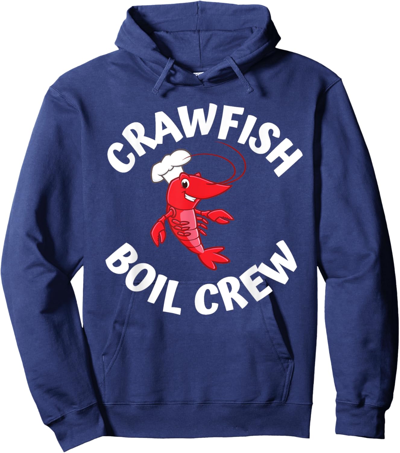 Crawfish Boil Crew Funny Matching Cajun Seafood Party Fest Hoodie - Hoodie | Navy