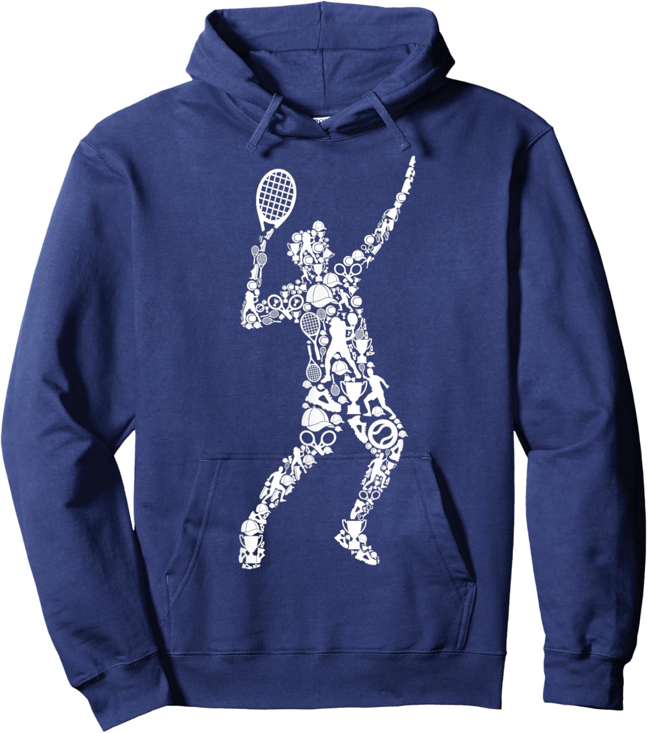 Tennis Player Tennis Men Children Boys Hoodie - Hoodie | Navy