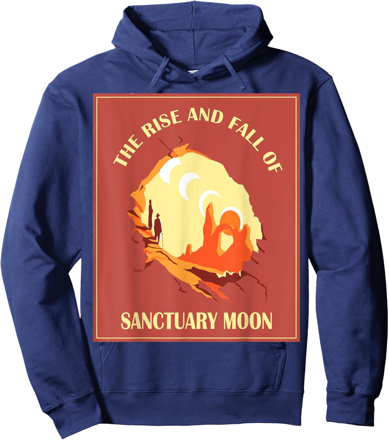The Rise and Fall of Sanctuary Moon Hoodie - Hoodie | Navy