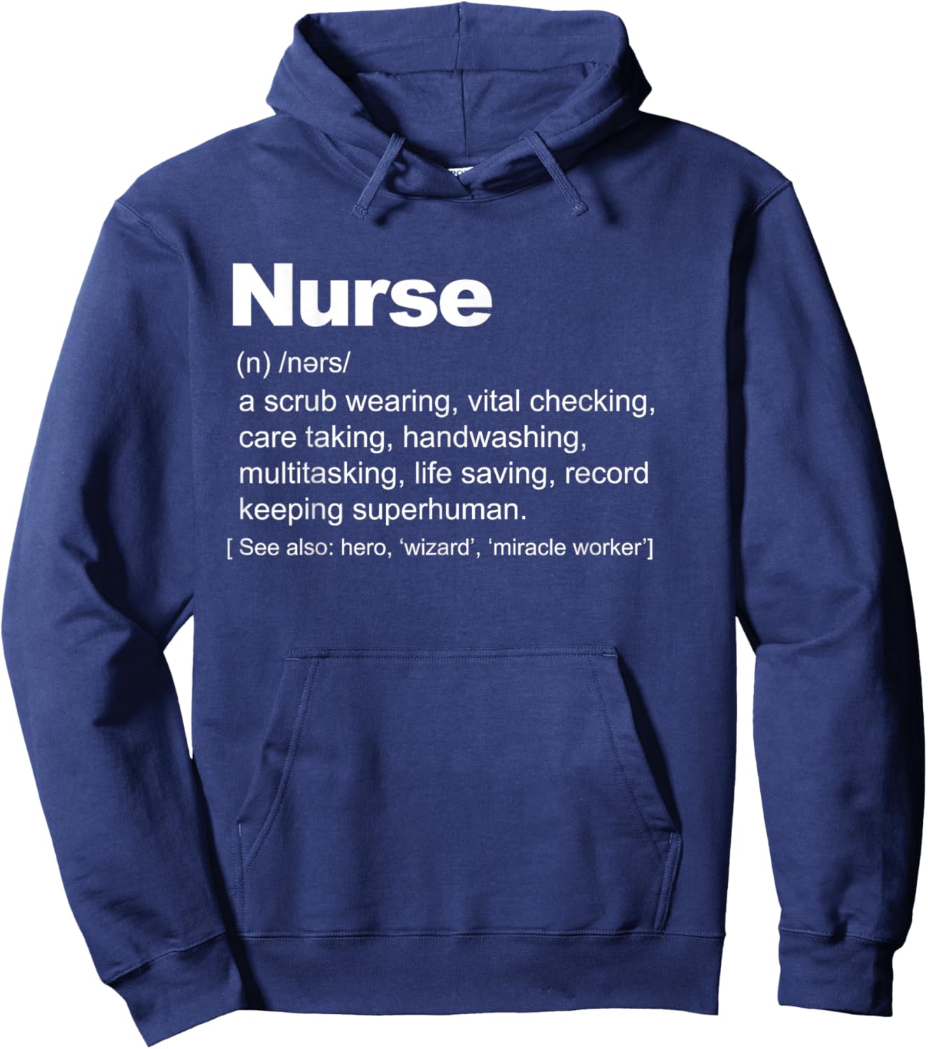 Nurse Definition funny Nurse Definition Hoodie - Hoodie | Navy