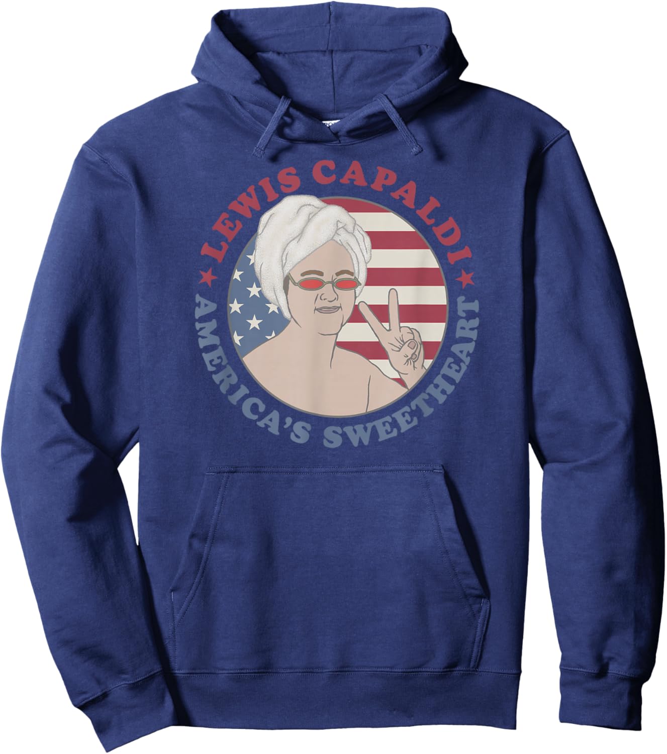 Lewis Capaldi – Americas Sweetheart Hoodie - Hoodie | Navy
