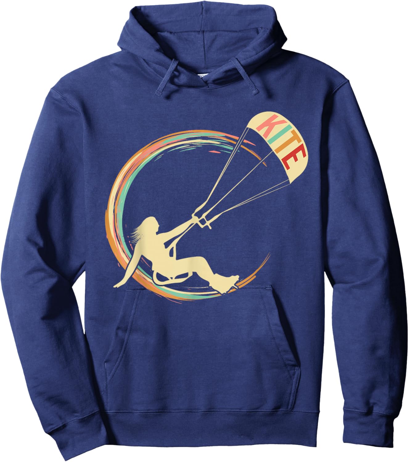 Kite - Kitesurfing Kiteboarding Windsurfing Kitesurfer Hoodie - Hoodie | Navy