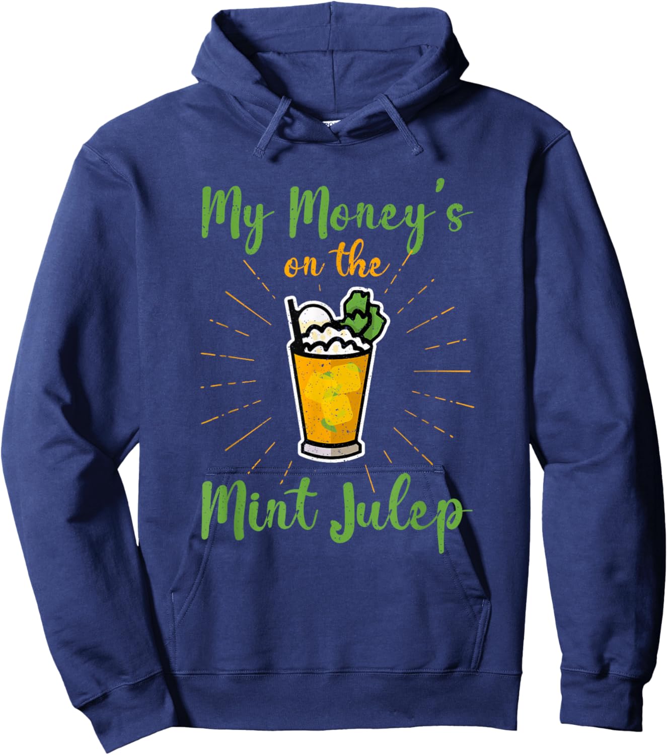 Derby Day Mint Juleps Horse Racing - Kentucky Sports Outdoor Hoodie - Hoodie | Navy
