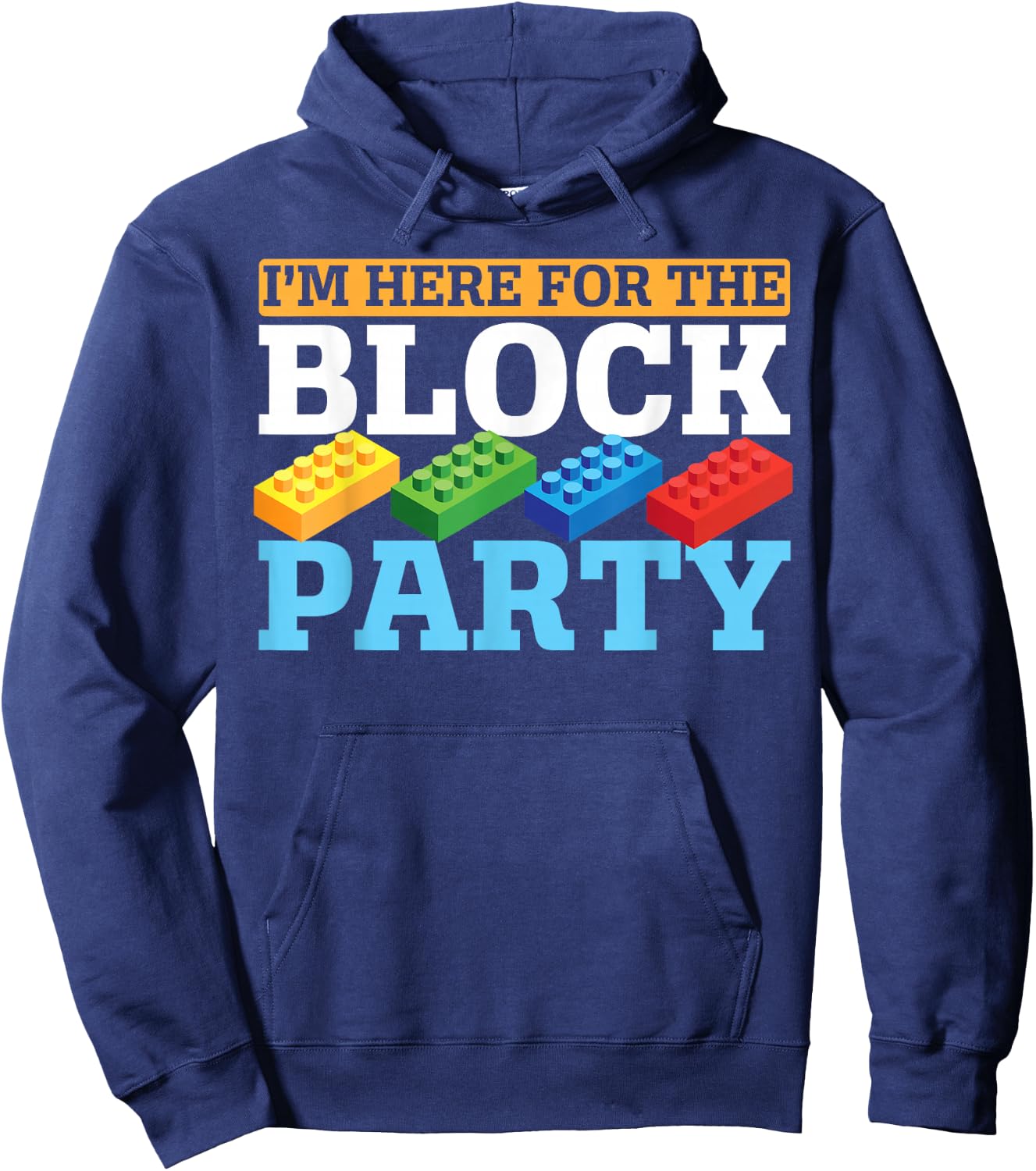 Master Builder Bricks Blocks Play Toys Hoodie - Hoodie | Navy