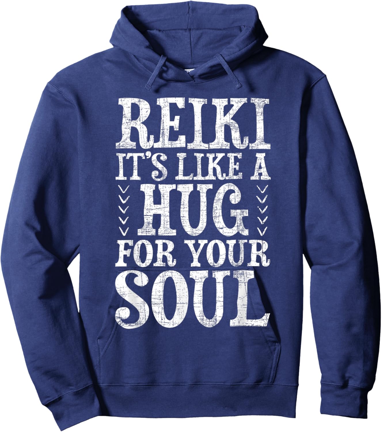 Reiki It's Like A Hug For Your Soul - Holistic Healer Chakra Hoodie - Hoodie | Navy