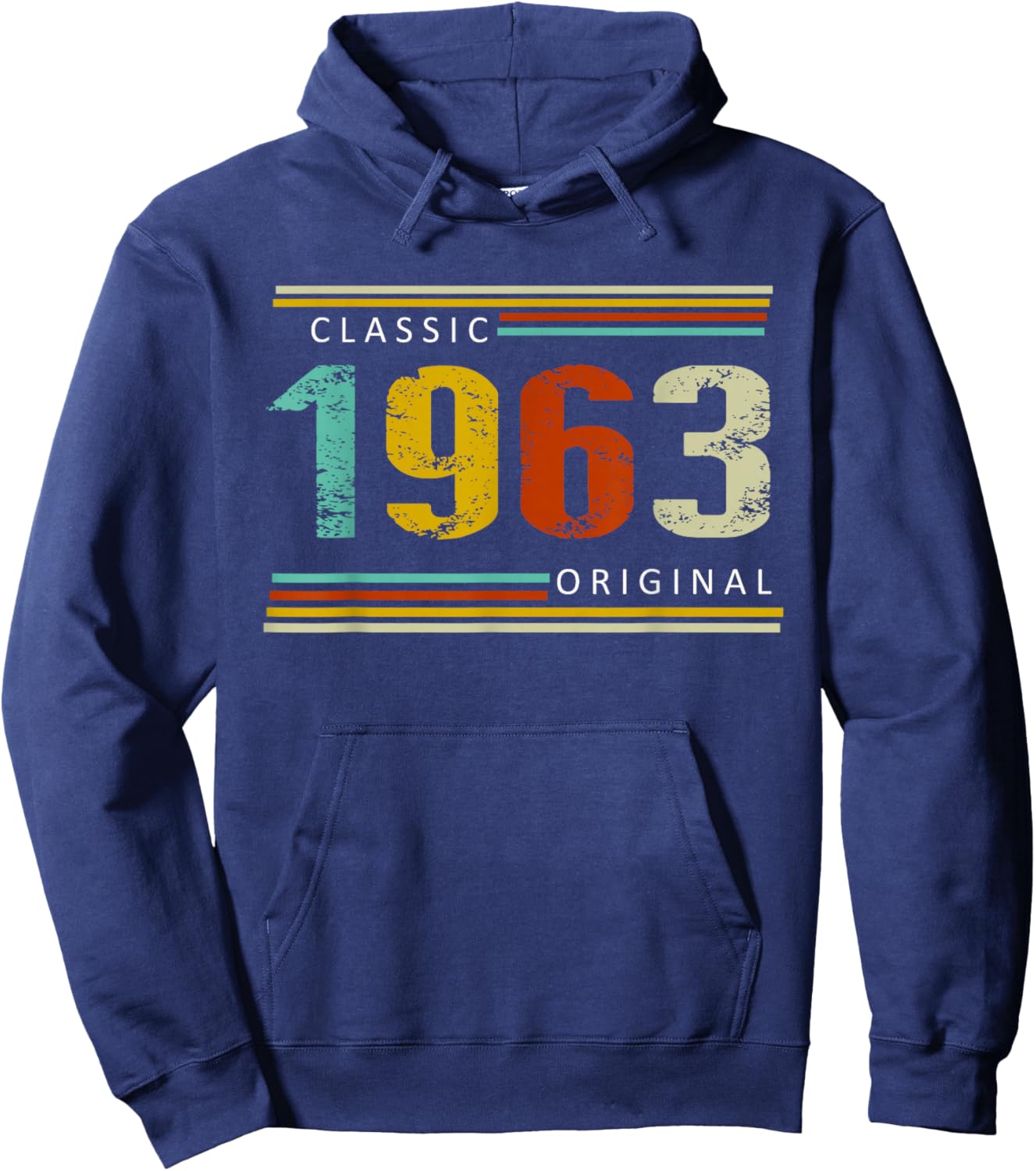 Birthday, Classic of 1963 Original, 62th Retro Hoodie - Hoodie | Navy