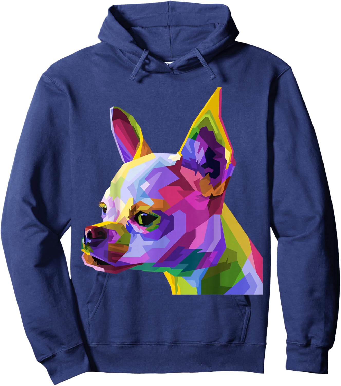 Chihuahua Pop Art Portrait Art for dog owners Hoodie - Hoodie | Navy