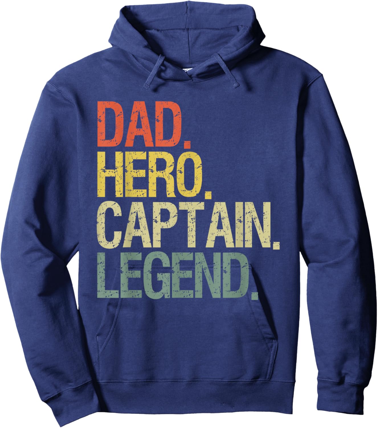 Dad captain boat Hoodie - Hoodie | Navy