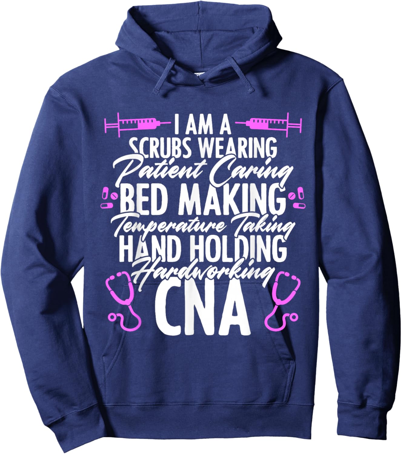 CNA Life Nursing for Certified Nursing Assistants Hoodie - Hoodie | Navy