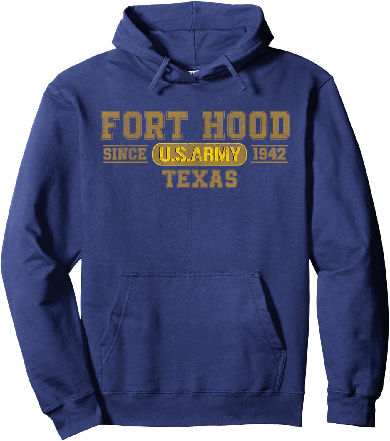 Fort Hood Texas - US Army Base Vintage Gifts Hoodie - Hoodie | Navy