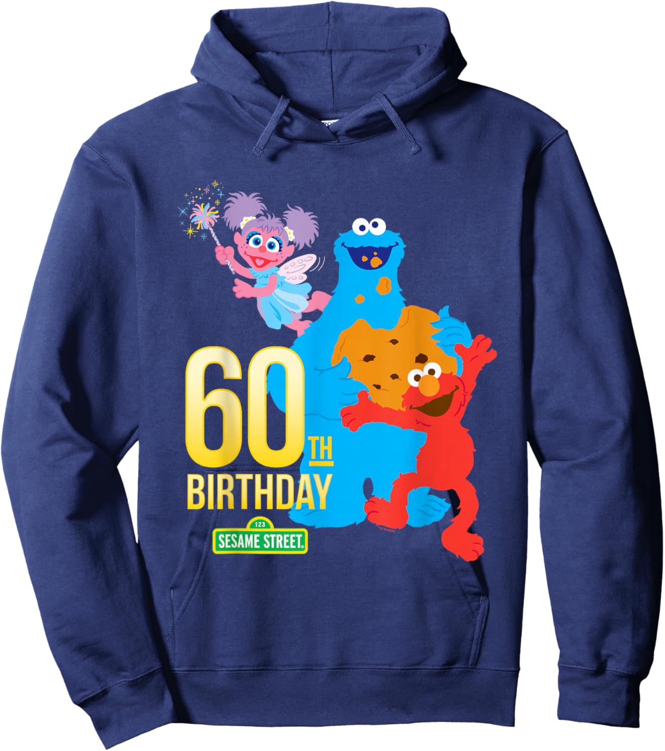 Sesame Street 60th Birthday Hoodie - Hoodie | Navy