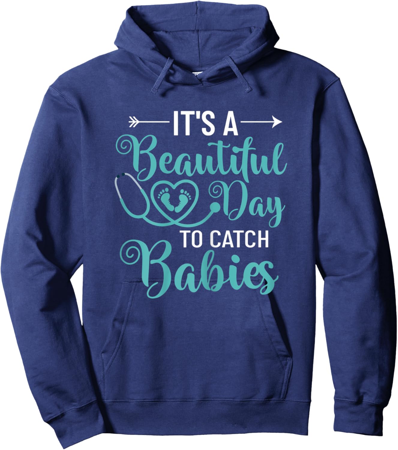 Labor And Delivery Nurse L&D Nursing Hospital Education Hoodie - Hoodie | Navy
