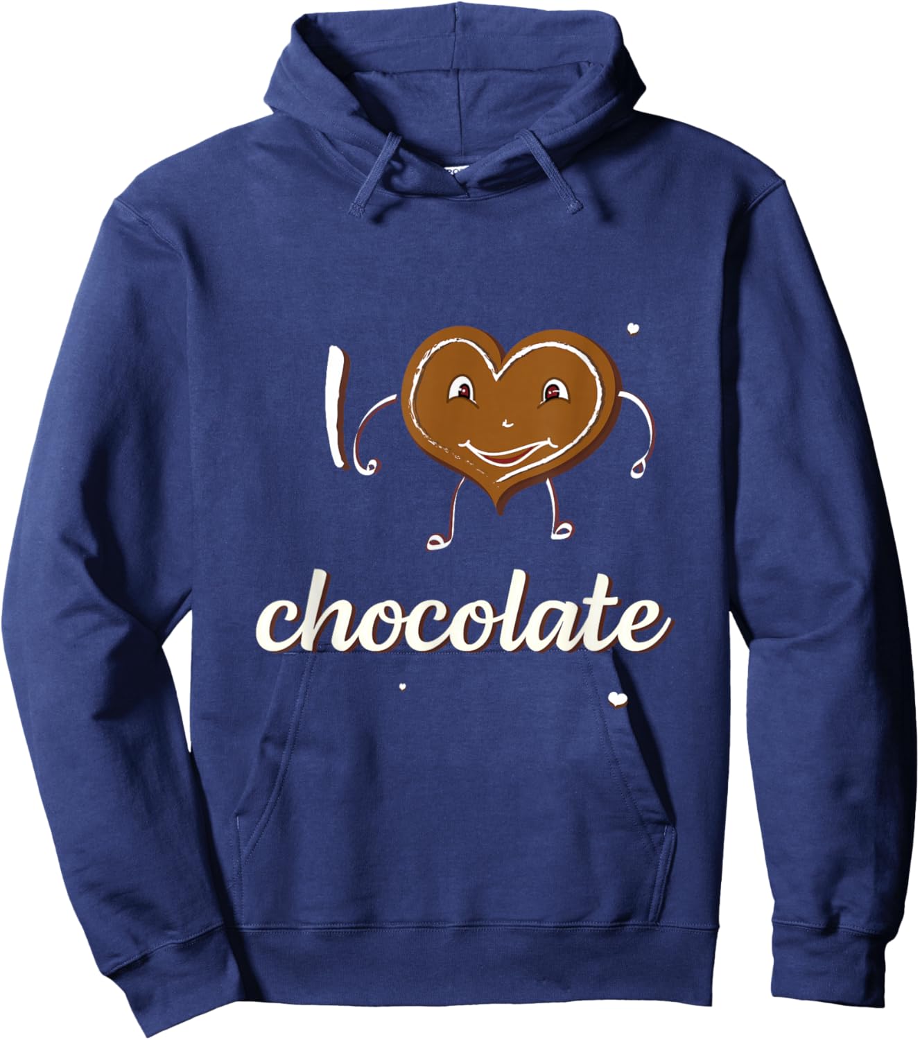 Cute I love chocolate gift Hoodie - Hoodie | Navy