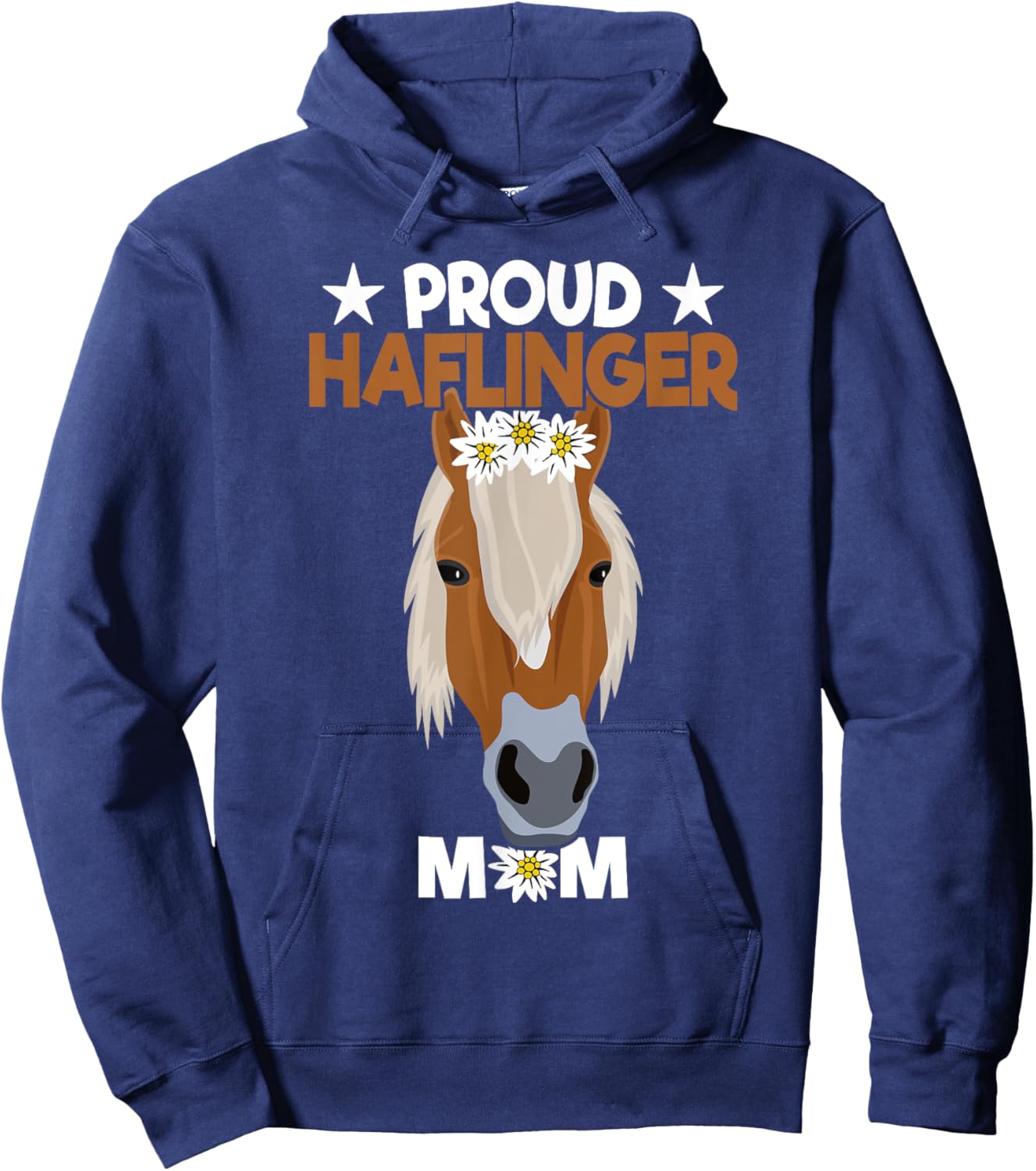 Proud Haflinger Mom - Haflinger Hoodie - Hoodie | Navy