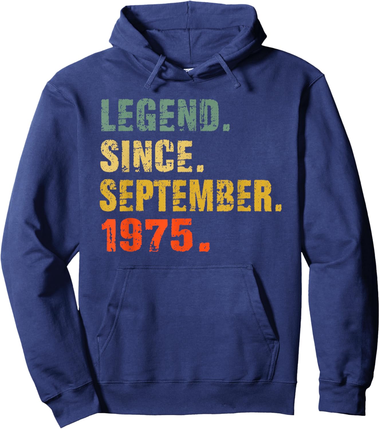 47 Year Old 47th Birthday Gifts Legend Since September 1975 Hoodie - Hoodie | Navy
