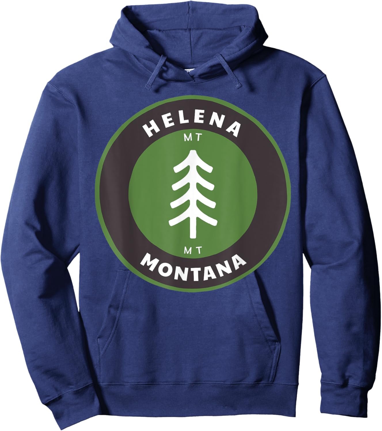 Helena Montana Outdoors MT Forest Badge Hoodie - Hoodie | Navy