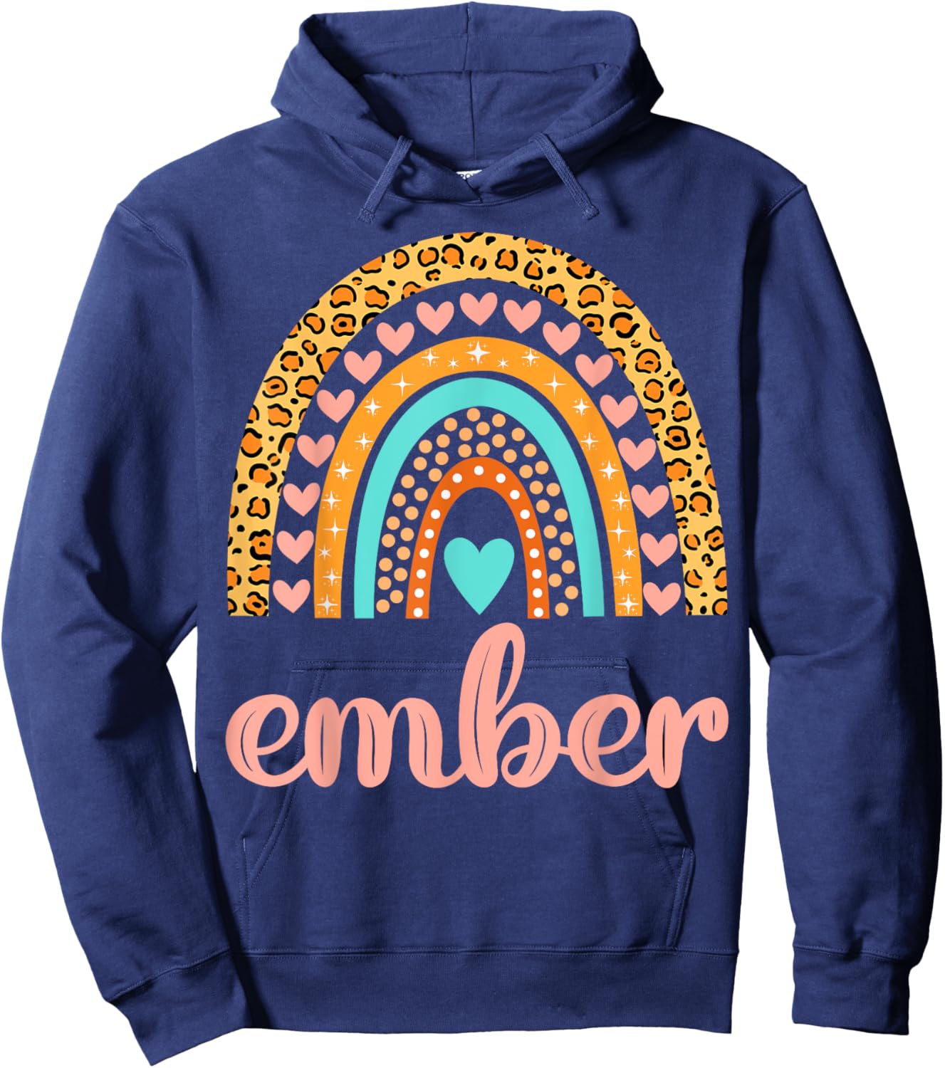 Ember Ember Name Birthday Shirt Gift Hoodie - Hoodie | Navy