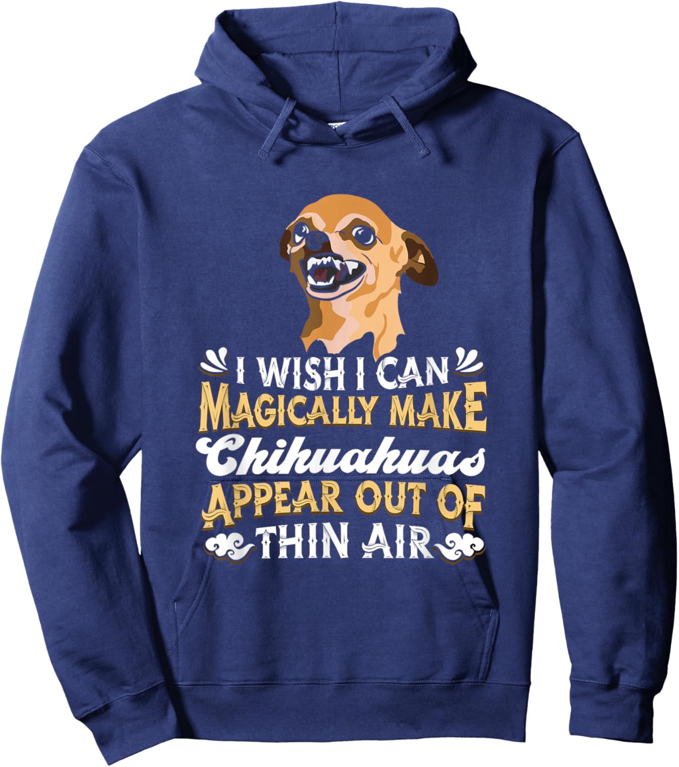 Chihuahua Dog Pet Owner - Dog Breed Magical Chihuahua Women Girls Kids Hoodie - Hoodie | Navy