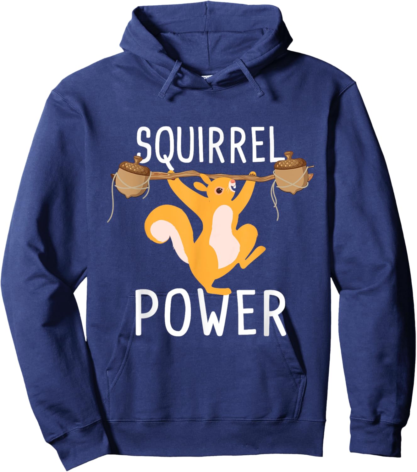 Squirrel Power - Rodent Animal Squirrel Lover Hoodie - Hoodie | Navy