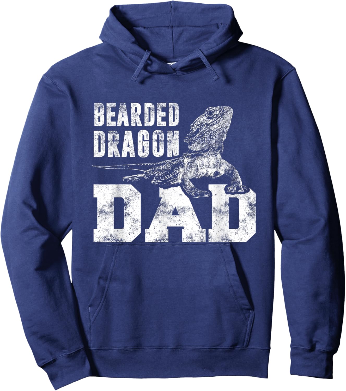 Bearded Dragons Agamen Lizards Bearded Dragon Father Hoodie - Hoodie | Navy