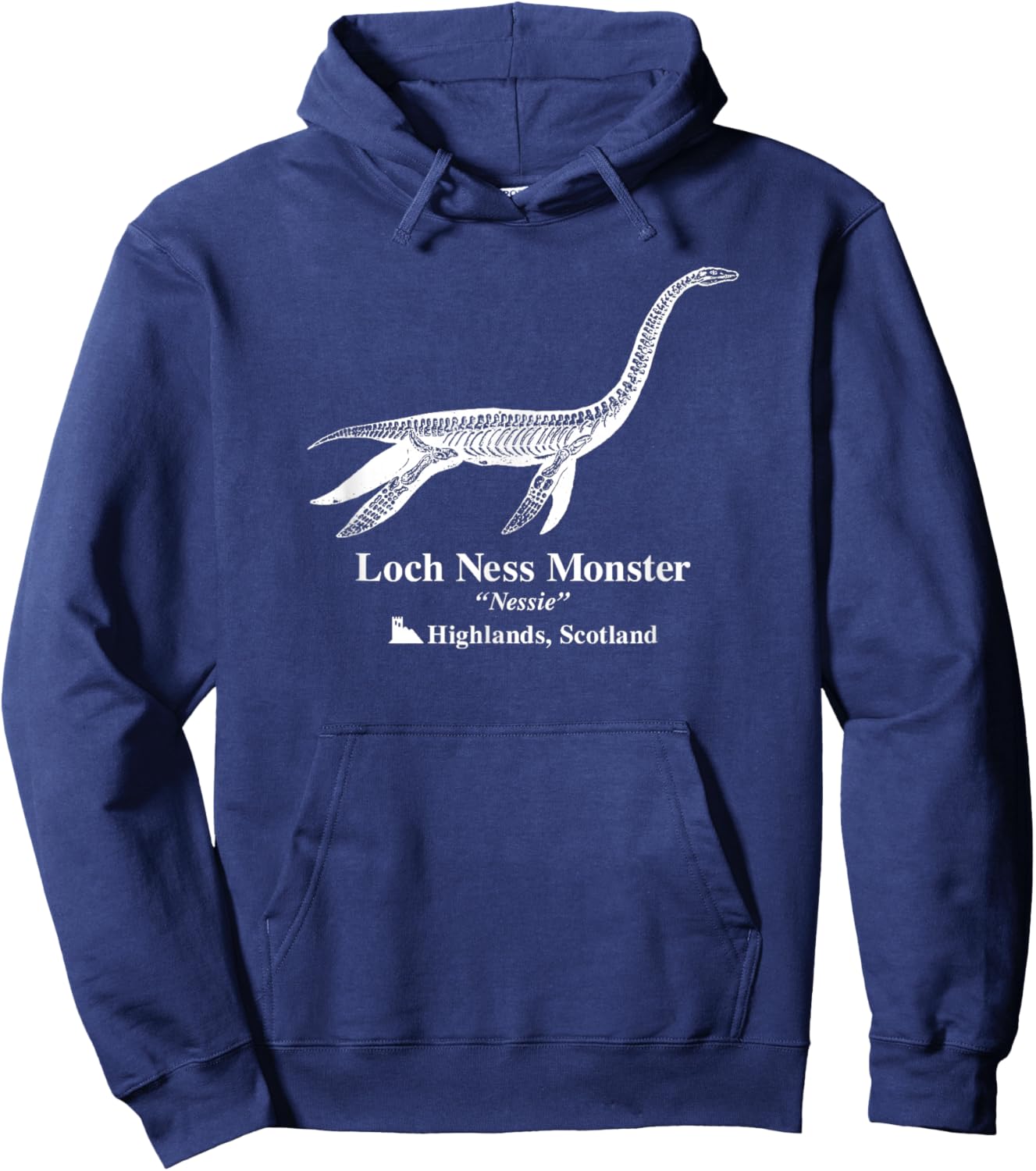 Trendy Loch Ness Monster Nessie Cryptozoology Hoodie - Hoodie | Navy