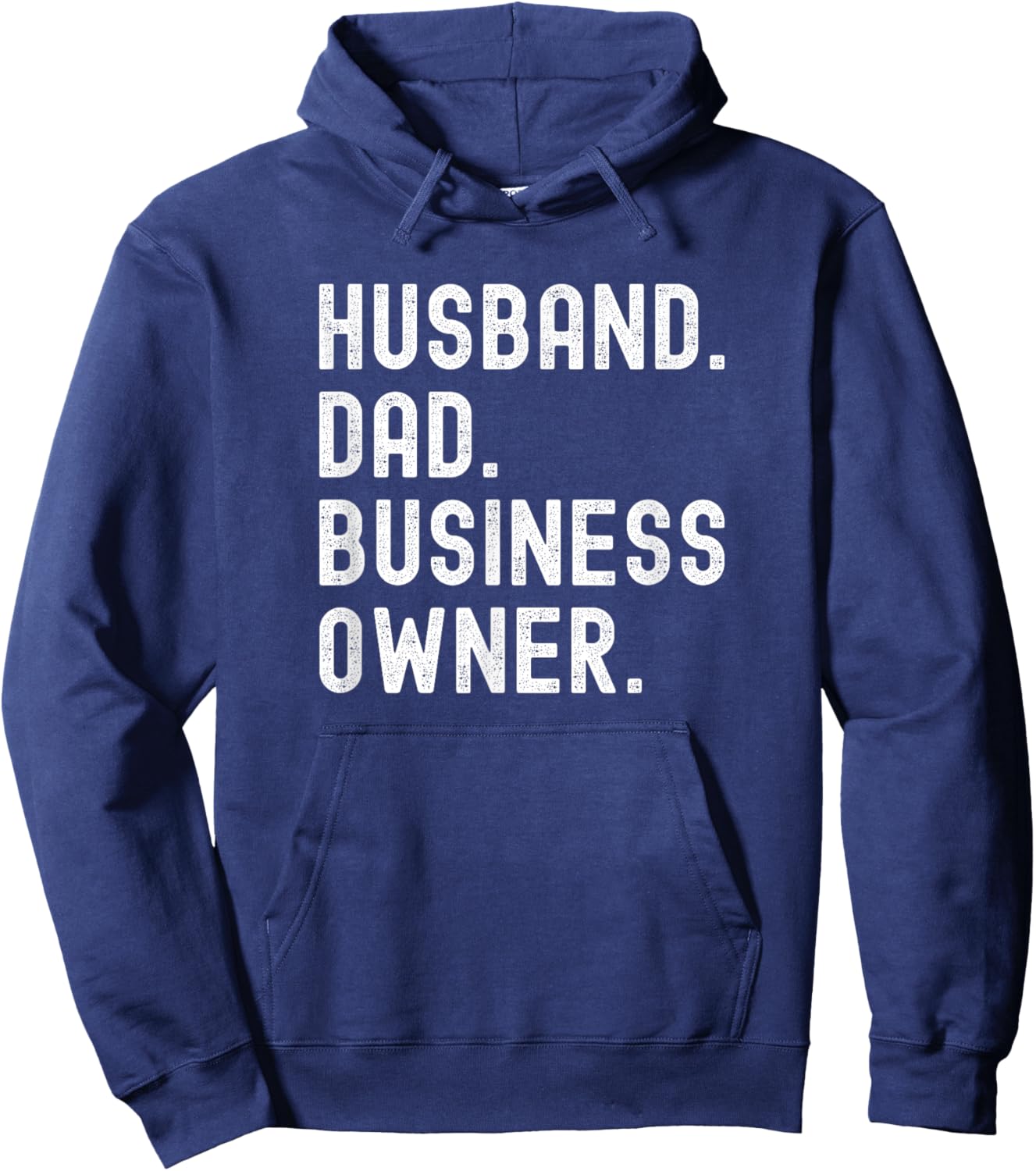 Black Husband Dad Business Owner CEO Entrepreneur Men Hoodie - Hoodie | Navy