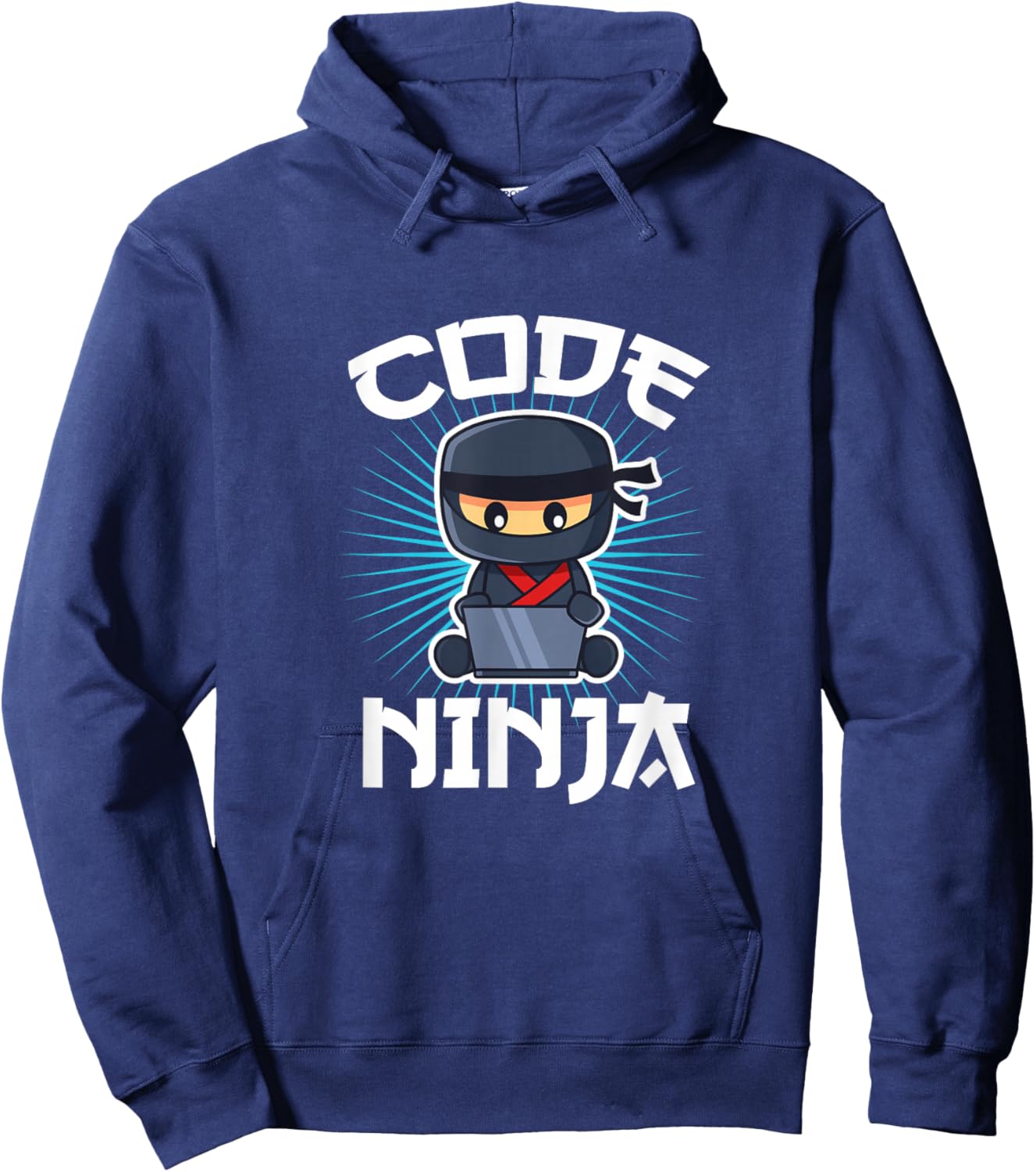 Code Ninja Programmer Coder Computer Programming Coding Small Hoodie - Hoodie | Navy