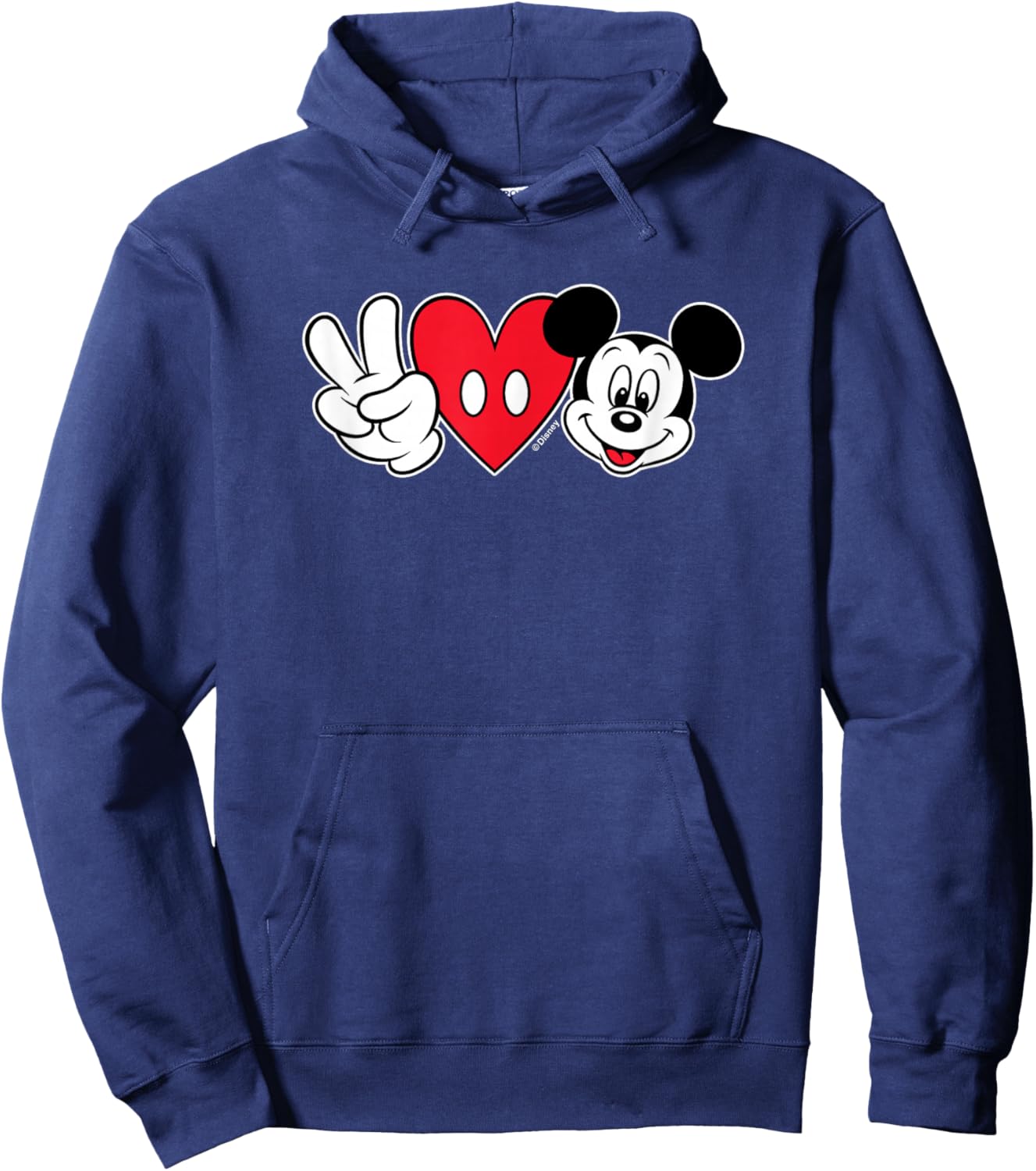 Mickey Mouse Peace Hoodie - Hoodie | Navy