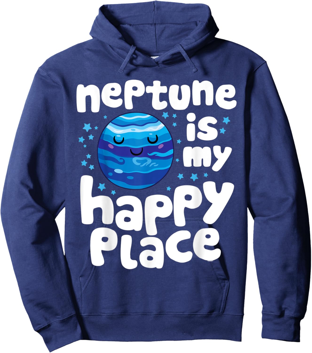 Neptune is my Happy Place - Astrology Lover Hoodie - Hoodie | Navy