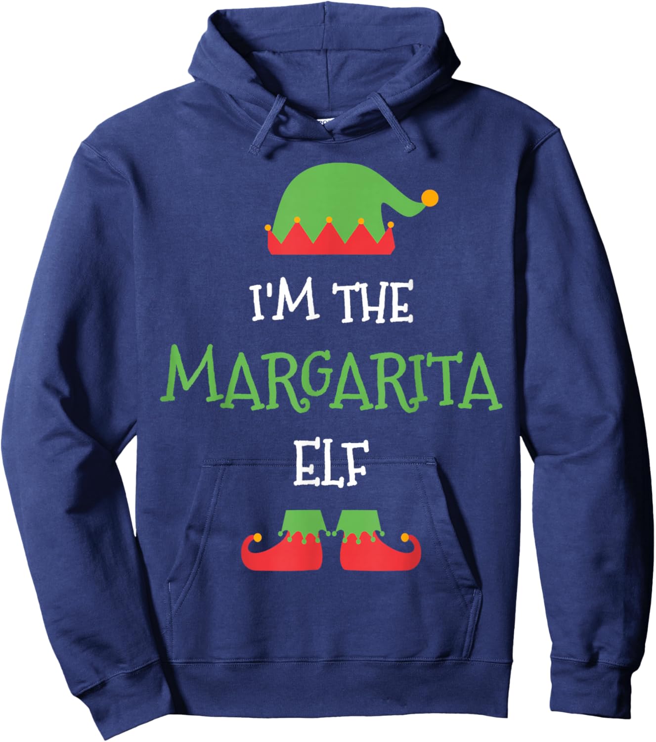 The Margarita Elf Christmas Family Matching Group Hoodie - Hoodie | Navy